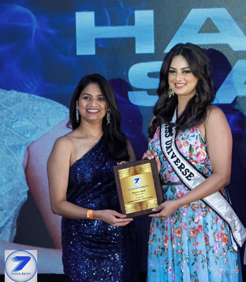 Award from Harnaaz Kaur Sandhu, Miss Universe 2021
